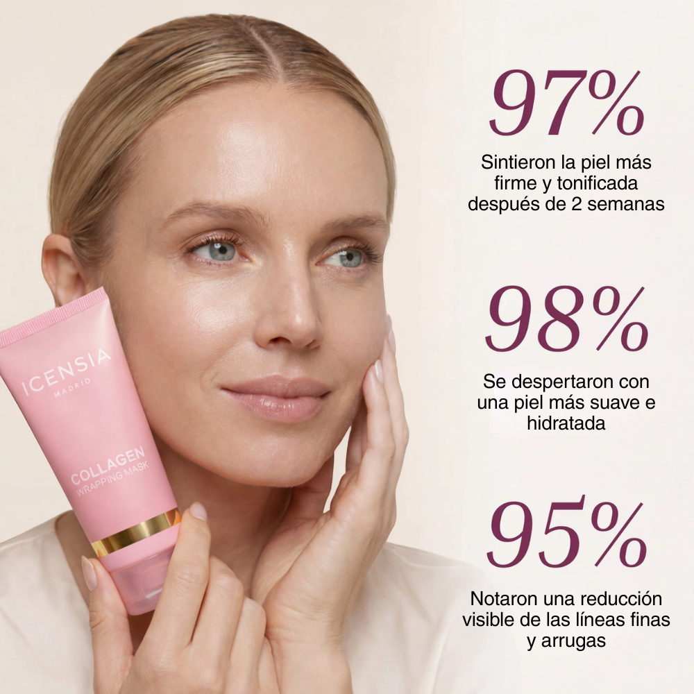 Mascarilla de biocolágeno con brocha de aplicación
